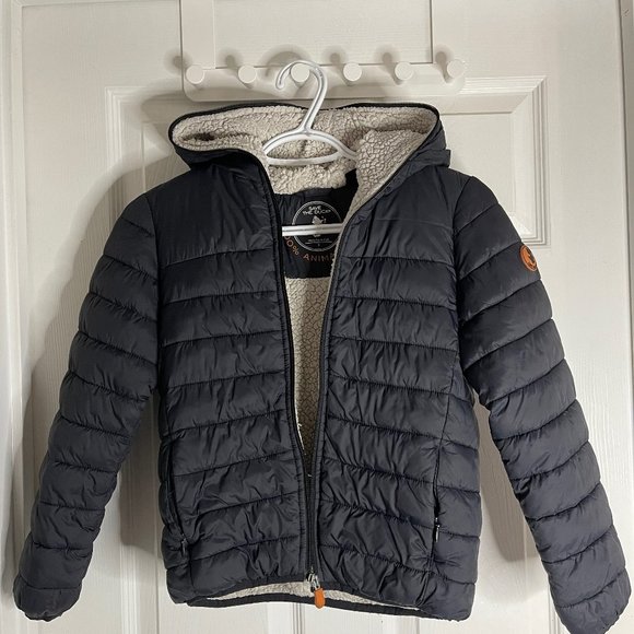 SAVE THE DUCK ROB FAUX FUR LINED HOODED JACKET - Picture 4 of 7